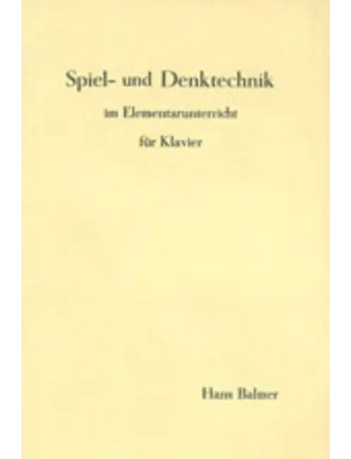 Spiel- und Denktechnik